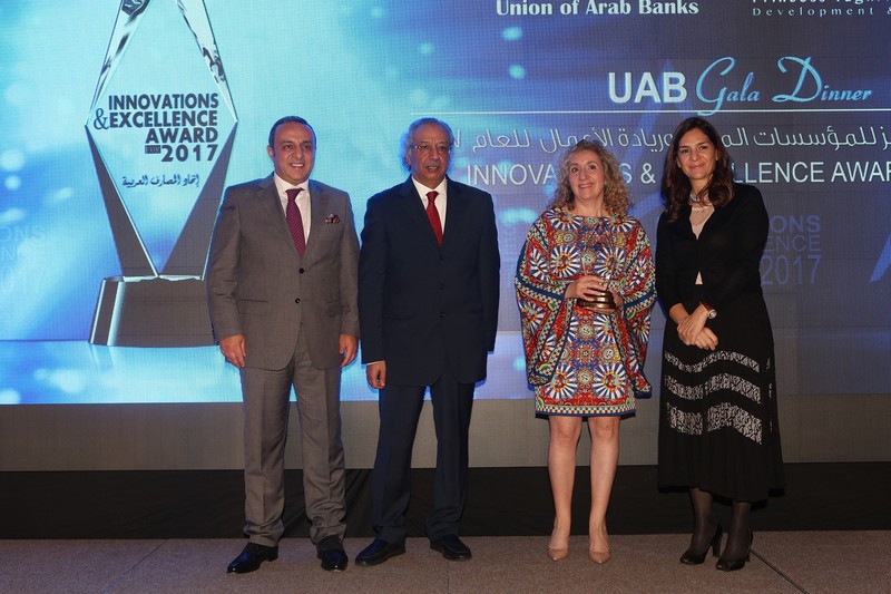Union of Arab Banks grants Al-Mawarid Bank Innovation & Excellence Award